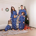 Christmas Snowman Snowflake Hat Plaid Christmas Family Matching Printed Pajamas